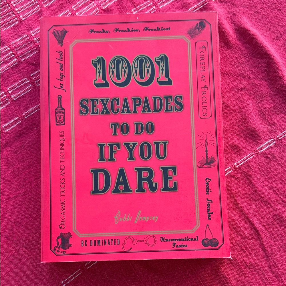 1001 Sexcapades Book in Pink